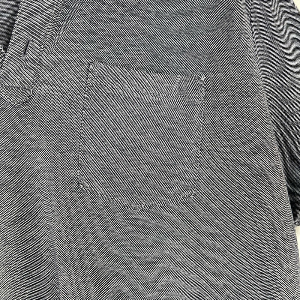 Banana Republic Mens Polo Large Grey Casual Front Pocket Golf Outdoor Preppy - Picture 4 of 10